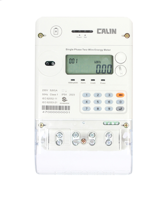 CA168-CS23 STS Contadores de electricidad prepagados Nigeria Contador de energía inteligente con teclado GPRS / PLC / 3G / 4G / RF