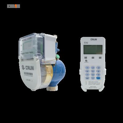 La exhibición multi del LCD del jet pagó por adelantado los contadores del agua con el telclado numérico de CIU