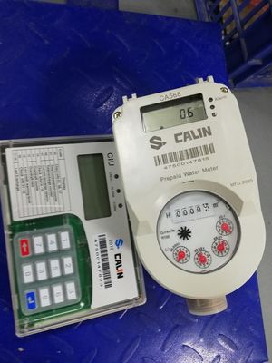 El dial mojado IP67 pagó por adelantado la prueba del fraude de los contadores del agua con la exhibición del LCD