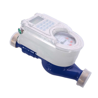 Exhibición pagada por adelantado de cobre amarillo del LCD del contador del agua de CashWater LoRa STS