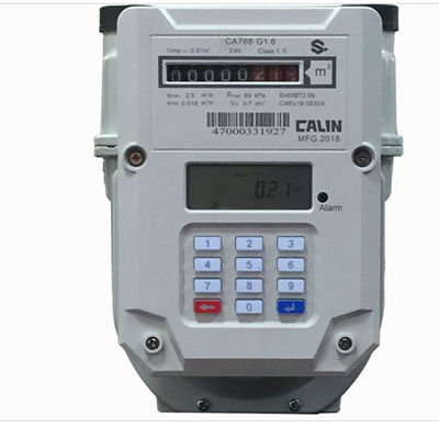 Telclado numérico de aluminio de acero STS AMR Prepaid Gas Meter del diafragma